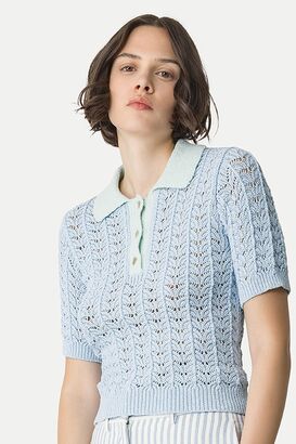 Pullover mit Polokragen