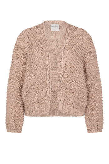 Cardigan aus Bändchengarn