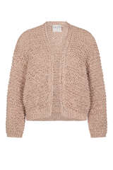 Cardigan aus B&auml;ndchengarn