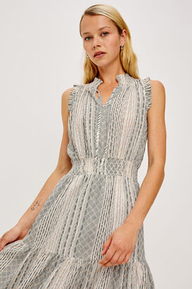 Kleid mit Lochstickerei