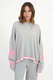Sweatshirt mit Stern Patches