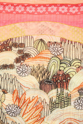 Tuch mit Leinen und Baumwolle 