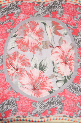 Tuch mit Leinen und Baumwolle 