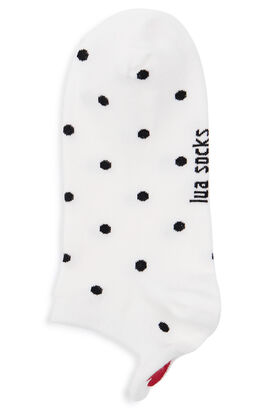 Sneakersocken mit Herz Applikation