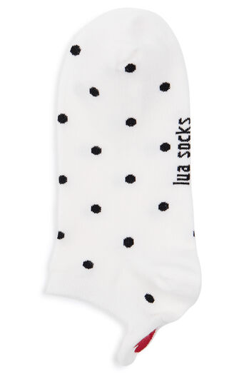 Sneakersocken mit Herz Applikation