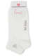 Socken mit Herz Strickerei