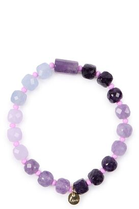 Armband Precius mit Halbedelstein, Flieder