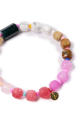 Armband Precius mit Halbedelstein, Rosa