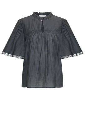 Bluse Sanne mit Seide