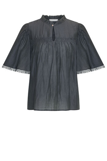 Bluse Sanne mit Seide