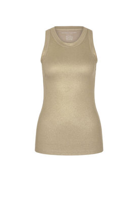 Top mit Gold Metallic Coating