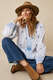 Bluse aus Baumwolle mit Stickerei