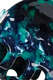 Haarspange Lilly, Green Blue 
