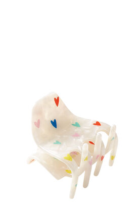 Haarspange Lilly mit Herzenprint