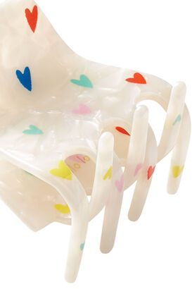 Haarspange Lilly mit Herzenprint