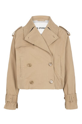 Trenchjacke aus Baumwolle