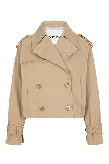 Trenchjacke aus Baumwolle