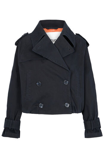 Trenchjacke aus Baumwolle