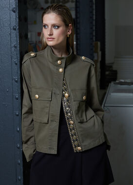 Fieldjacket aus Baumwolle
