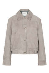 Jacke aus Veloursleder