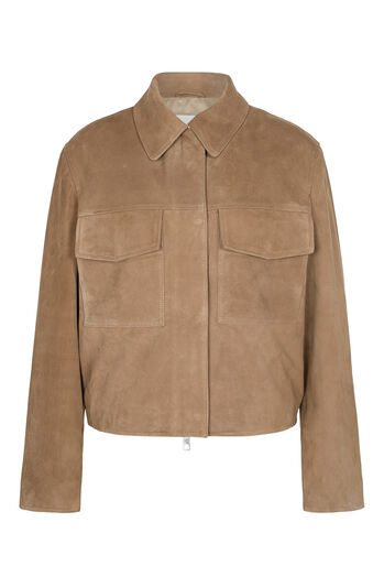 Jacke aus Veloursleder