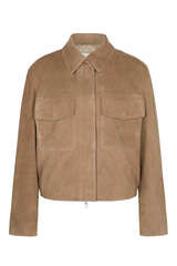 Jacke aus Veloursleder