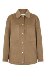 Doubleface Jacke aus Wolle