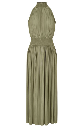 Kleid Uma mit Plisseefalten