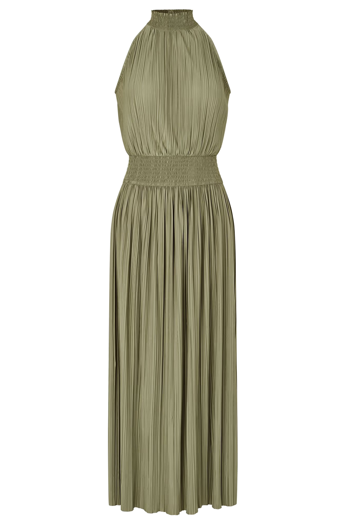 Kleid Uma mit Plisseefalten