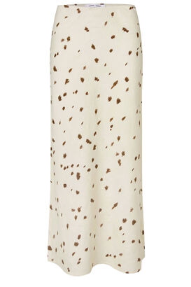 Midi Rock aus Leinen