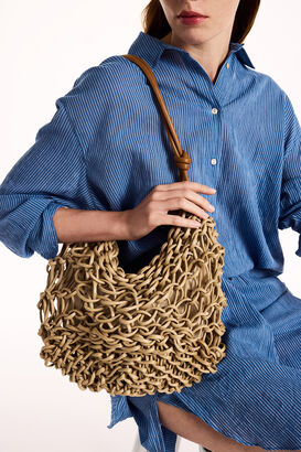 Schultertasche Aurora mit Knotendesign