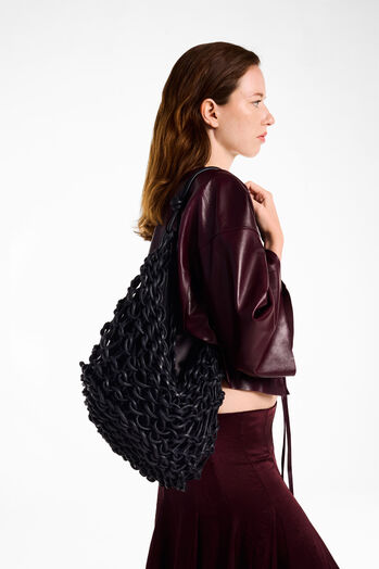 Schultertasche Aurora mit Knotendesign