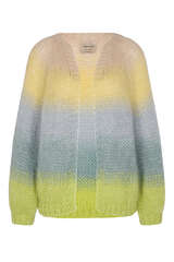 Handgestrickter Cardigan Paulette mit Mohair