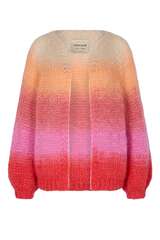 Handgestrickter Cardigan Paulette mit Mohair