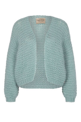 Handstrick- Cardigan Collette mit Super Kid Mohair