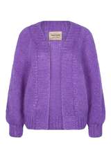 Handgestrickter Cardigan mit Kid Mohair und Seide 