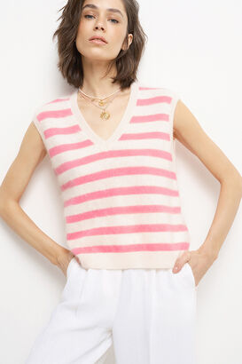 Pullunder aus Mink Wash Cashmere 