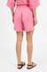 Shorts aus Leinenmix