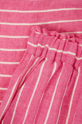 Shorts aus Leinenmix