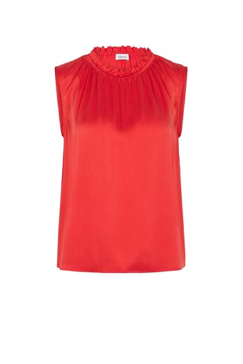 Bluse aus Seidenstretch