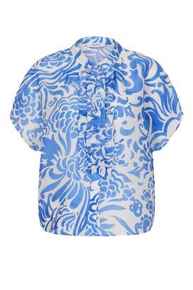 Bluse mit R&uuml;sche