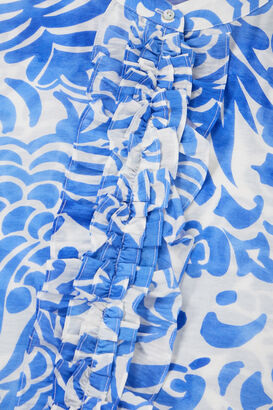 Bluse mit R&uuml;sche