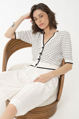 Cardigan mit Viskose 