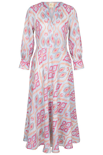 Kleid Azurite aus Leinen