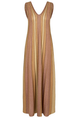 Lurex Maxi Kleid