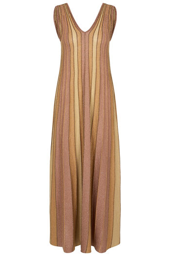 Lurex Maxi Kleid