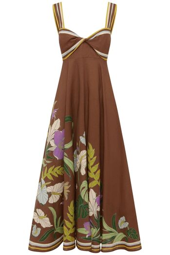 Maxi Dress Alfie Twist aus Leinen