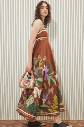 Maxi Dress Alfie Twist aus Leinen