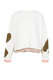 Sweatshirt mit Frottee Applikation 