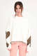 Sweatshirt mit Frottee Applikation 